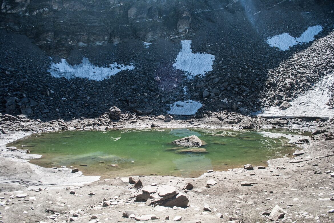 Roopkund Skeleton Lake Uttarakhand Himalayan glacial lake with ancient human remains