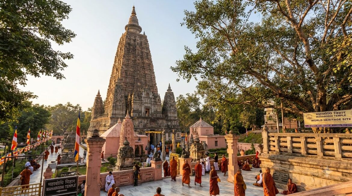 Mahabodhi Temple Bodh Gaya Bihar Buddhist pilgrimage site