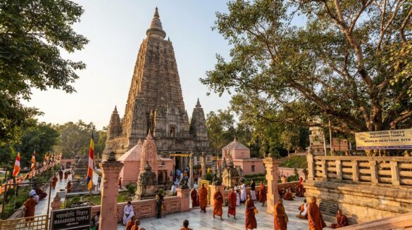 Mahabodhi Temple Bodh Gaya Bihar Buddhist pilgrimage site